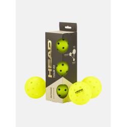 HEAD Tour 40 – Lot de 3 balles | pickleball-store.fr