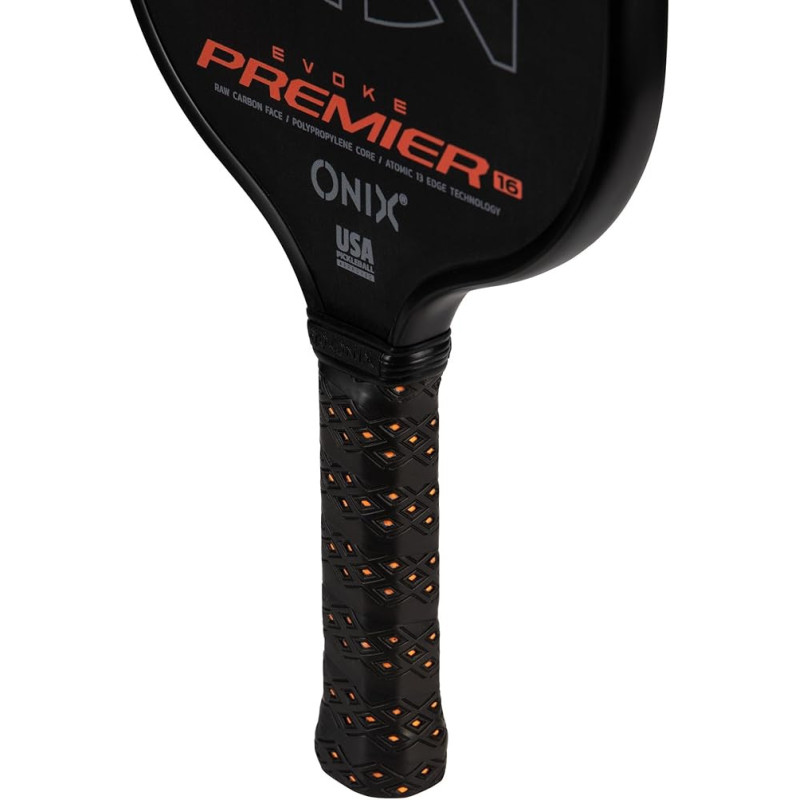 Raquette de pickleball ONIX Evoke Premier 16 mm | pickleball-store.fr Raquette de pickleball ONIX Evoke Premier 16 mm | pickleball-store.fr
