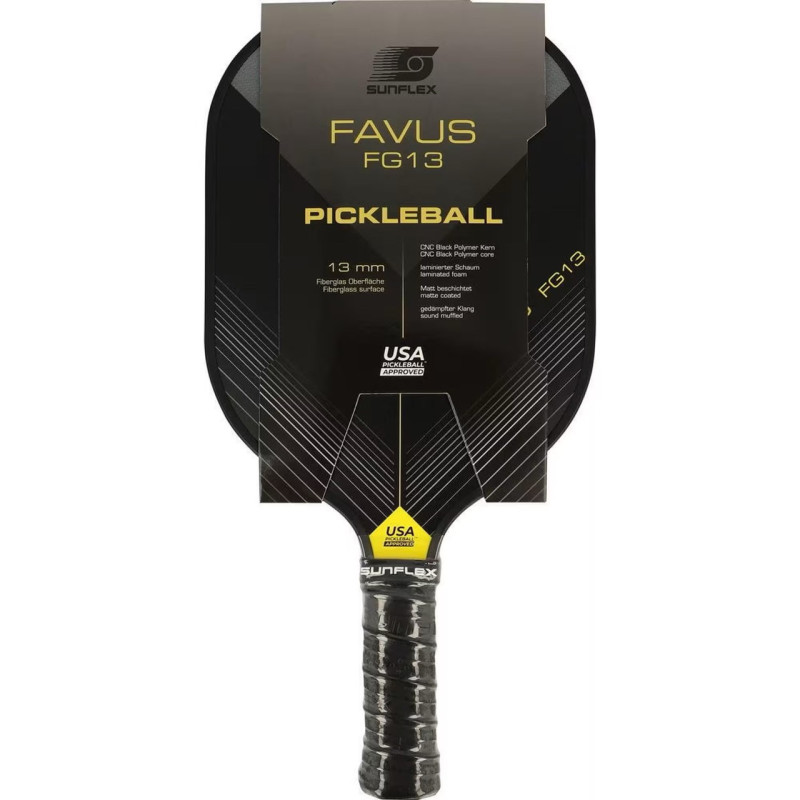 Sunflex Favus FG13 – Raquette en fibre de verre | pickleball-store.fr Sunflex Favus FG13 – Raquette en fibre de verre | pickleball-store.fr