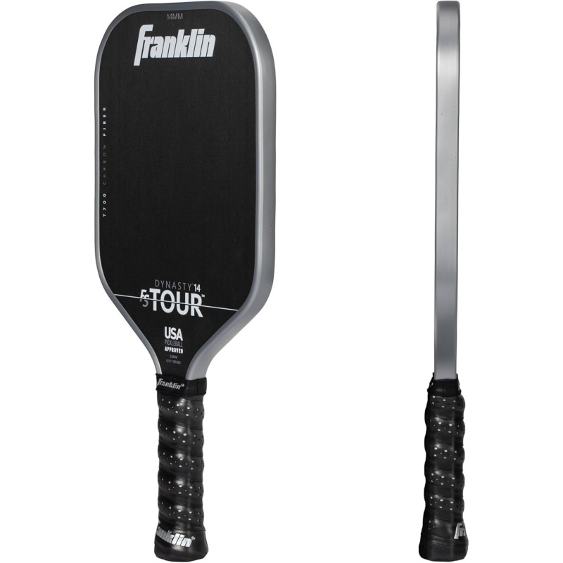 FRANKLIN SPORTS - RAQUETTE DE PICKLEBALL CARBON - FS TOUR DYNASTY 14 FRANKLIN SPORTS - RAQUETTE DE PICKLEBALL CARBON - FS TOUR DYNASTY 14