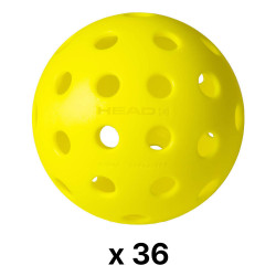 Pack 3 balles HEAD Championship 40 outdoor | pickleball-store.fr