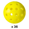 Pack 3 balles HEAD Championship 40 outdoor | pickleball-store.fr