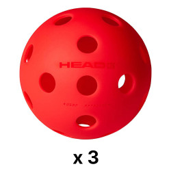 Pack 3 balles HEAD Championship 26 – initiation | pickleball-store.fr