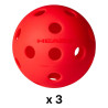 Pack 3 balles HEAD Championship 26 – initiation | pickleball-store.fr