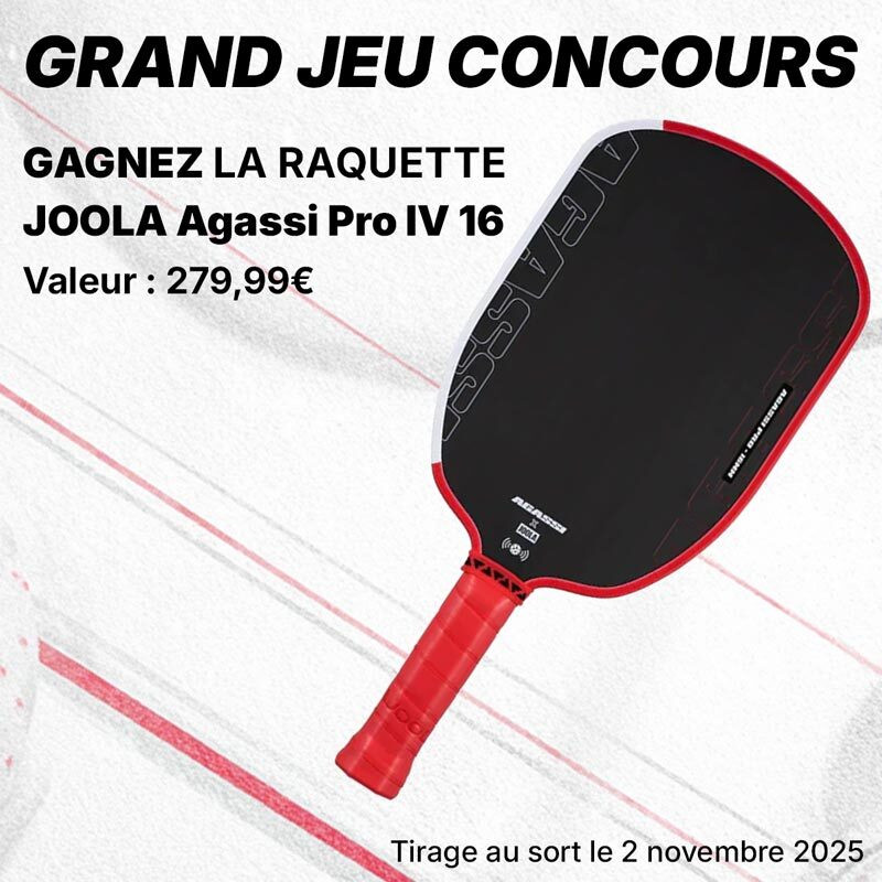 Jouez et gagnez la raquette Joola Agassi Pro IV 16mm 