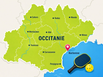 On continue le tour de France du pickleball : cap sur Narbonne