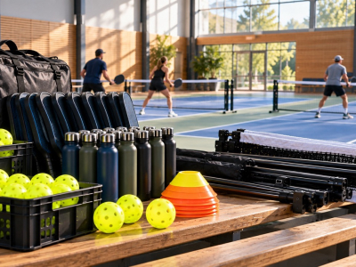 Équiper une section de pickleball : budget et matériel pour 16 joueurs